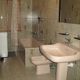 Salle de bain de l'appartement Vista Panoramica à Cogne